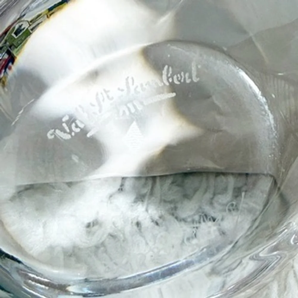 Vintage Val St. Lambert Crystal Frog Paperweight Made In Belgium De Sousa - Picture 2 of 12